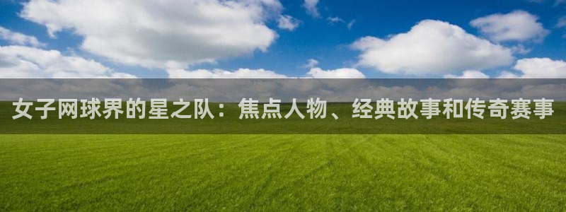 女子网球界的星之队：焦点人物、经典故