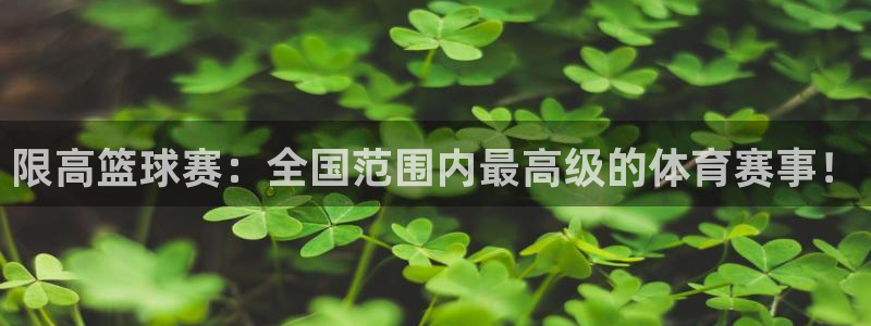 米兰体育报古利特：限高篮球赛：全国范